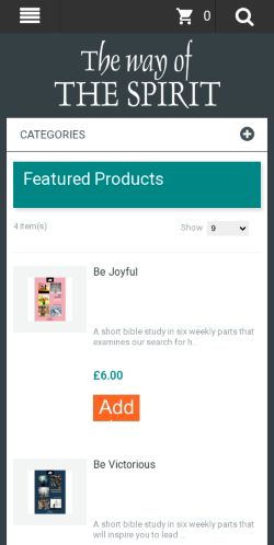 Mobile page screenshot