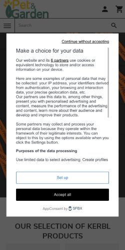 Mobile page screenshot