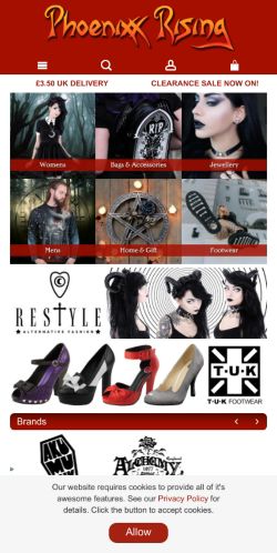 Mobile page screenshot