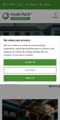 Mobile page screenshot