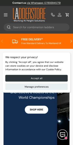 Mobile page screenshot
