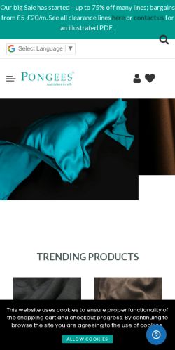 Mobile page screenshot