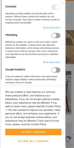 Mobile page screenshot