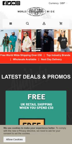 Mobile page screenshot