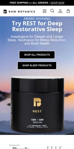 Mobile page screenshot