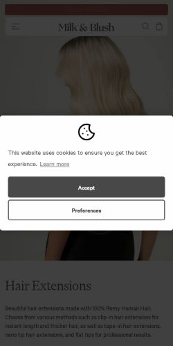 Mobile page screenshot