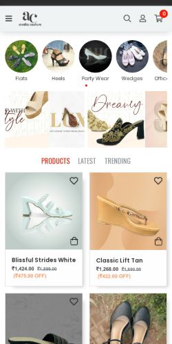 Mobile page screenshot