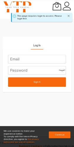 Mobile page screenshot