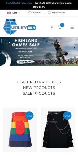 Mobile page screenshot