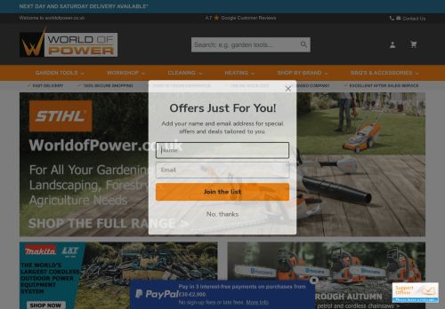 Desktop page screenshot