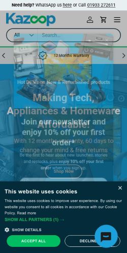 Mobile page screenshot