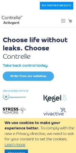 Mobile page screenshot