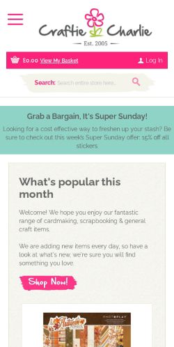 Mobile page screenshot