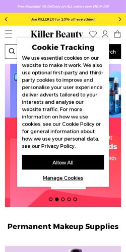 Mobile page screenshot
