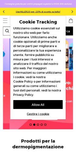 Mobile page screenshot