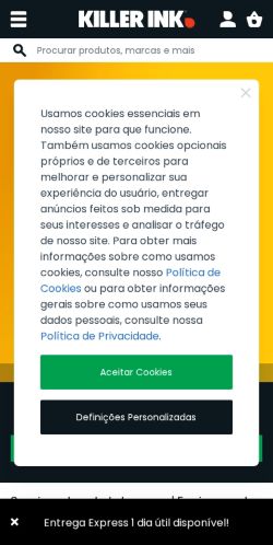 Mobile page screenshot