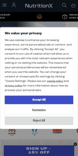 Mobile page screenshot