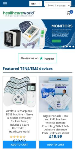 Mobile page screenshot