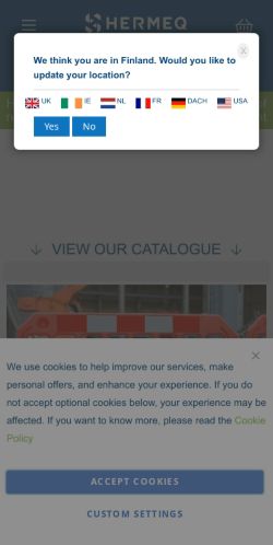 Mobile page screenshot