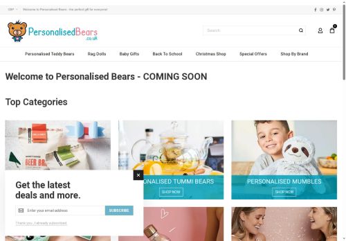 Desktop page screenshot