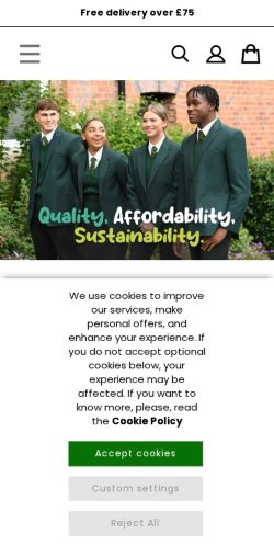 Mobile page screenshot