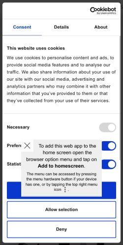 Mobile page screenshot