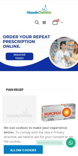 Mobile page screenshot