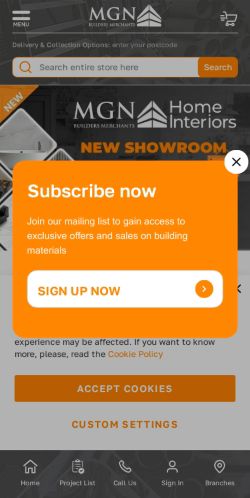 Mobile page screenshot