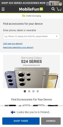 Mobile page screenshot