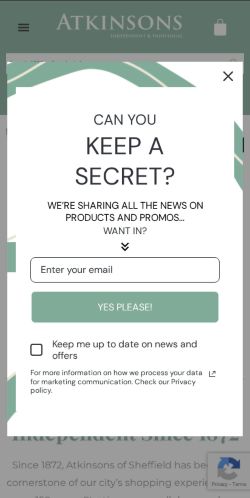 Mobile page screenshot