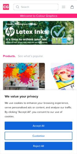 Mobile page screenshot