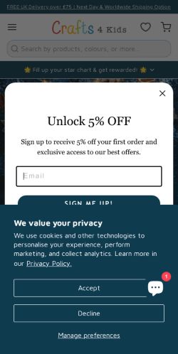 Mobile page screenshot