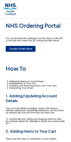 Mobile page screenshot