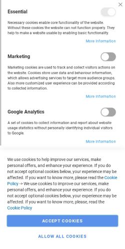 Mobile page screenshot