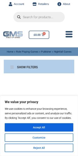 Mobile page screenshot