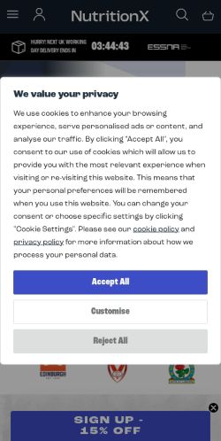 Mobile page screenshot