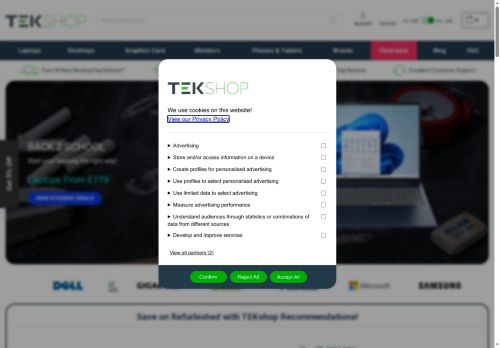 Desktop page screenshot