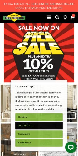 Mobile page screenshot