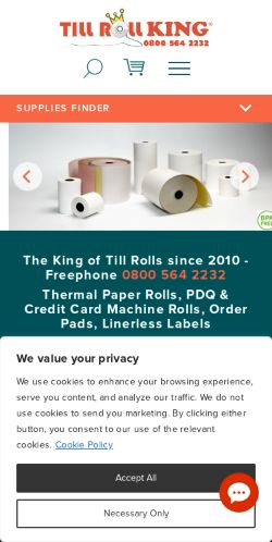 Mobile page screenshot