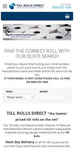 Mobile page screenshot