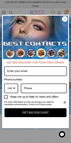 Mobile page screenshot