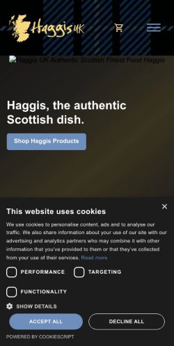 Mobile page screenshot