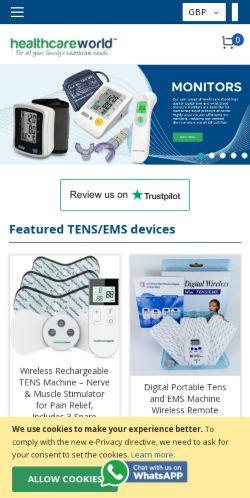 Mobile page screenshot