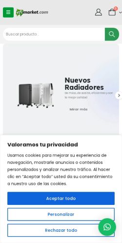 Mobile page screenshot