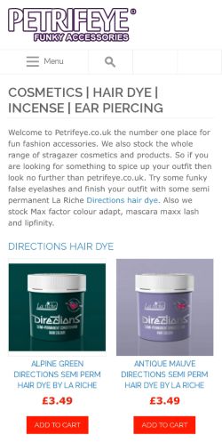 Mobile page screenshot