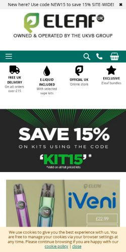 Mobile page screenshot