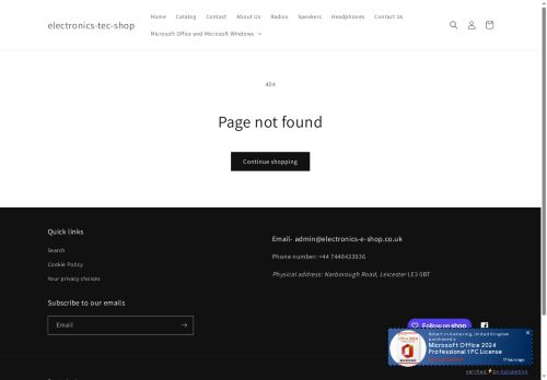 Desktop page screenshot