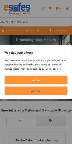 Mobile page screenshot