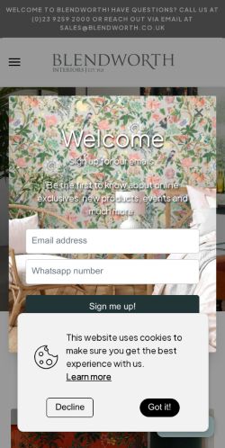 Mobile page screenshot