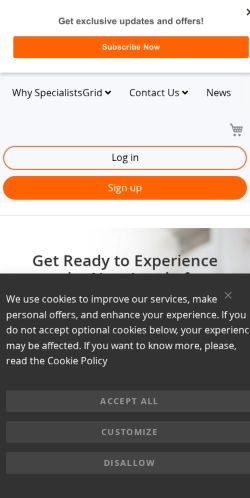 Mobile page screenshot